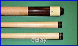 Vintage McDermott C-6 Pool Cue with case and 2 shafts