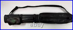 Vintage McDermott Leather Case With Black Panther 13 Mm Pool Cue Stick 21 Oz