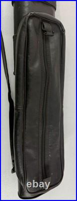 Vintage McDermott Leather Case With Black Panther 13 Mm Pool Cue Stick 21 Oz