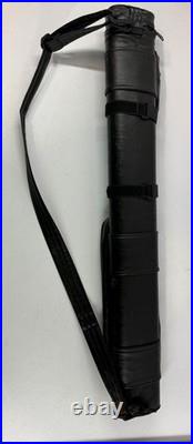 Vintage McDermott Leather Case With Black Panther 13 Mm Pool Cue Stick 21 Oz