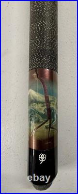 Vintage McDermott Leather Case With Black Panther 13 Mm Pool Cue Stick 21 Oz