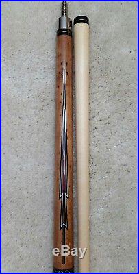 Vintage McDermott M803 Pool Cue Stick, Intricate Floating Inlays, NOS, Free Case