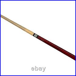 Vintage McDermott Pool Billiard Cue Red Wood