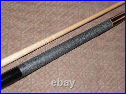 Vintage McDermott Pool Cue E-F5 Straight Ebony Excellent Birdseye All Original