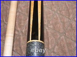 Vintage McDermott Pool Cue E-F5 Straight Ebony Excellent Birdseye All Original