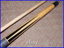 Vintage McDermott Pool Cue E-F5 Straight Ebony Excellent Birdseye All Original