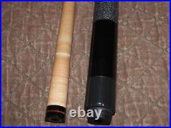 Vintage McDermott Pool Cue E-F5 Straight Ebony Excellent Birdseye All Original