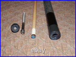 Vintage McDermott Pool Cue E-F5 Straight Ebony Excellent Birdseye All Original