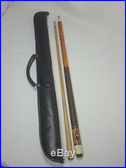 Vintage McDermott Pool Cue Stick Leather Case
