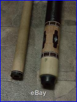 Vintage McDermott Pool Cue Stick, Used Condition With Pearl Inlay