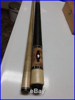 Vintage McDermott Pool Cue Stick, Used Condition With Pearl Inlay