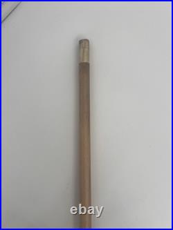 Vintage McDermott Pool Cue Wolf Print Linen Wrap Retired with Case Rare Purple