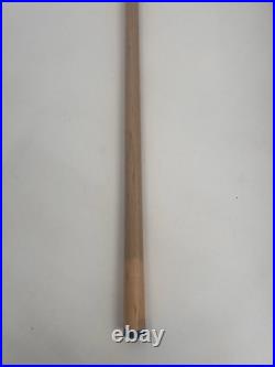 Vintage McDermott Pool Cue Wolf Print Linen Wrap Retired with Case Rare Purple