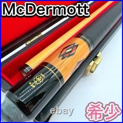 Vintage McDermott cue M13B Bristlecone 3/8-10 Joint Leather Wrap Billiard Pool