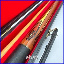 Vintage McDermott cue M13B Bristlecone 3/8-10 Joint Leather Wrap Billiard Pool