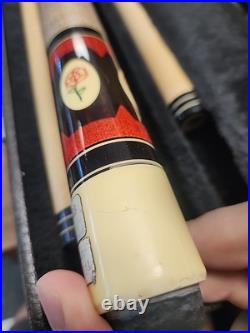 Vintage Mcdermott D-23 Cue The Rose D23 1984-1990 Rare Pool Vintage Mcdermott D-23 Cue The Rose D23 1984-1990 Rare Pool