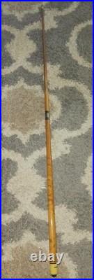 Vintage National Pool Cue Beautiful Wood Grain 58 With McDermott Carry Case