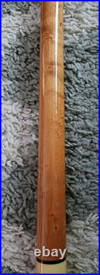 Vintage National Pool Cue Beautiful Wood Grain 58 With McDermott Carry Case