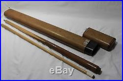 Vintage Original Mcdermott Sneaky Pete Pool Cue Stick With Supermac 1x2 Case