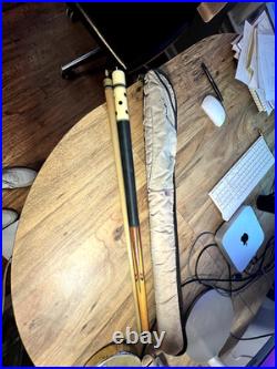 Vintage Pool Cue Stick With Case