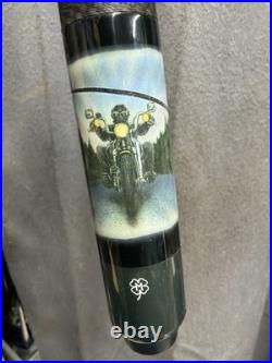 Vintage Rare Retired McDermott Harley Davidson Pool Cue Stick 19oz 58