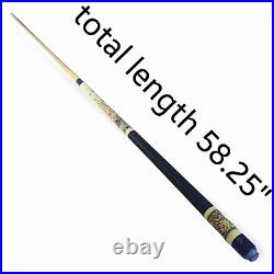 Vtg 1997 McDermott Pool Cue M2WL Snow Leopard Mittelstadt Iridescent 19oz