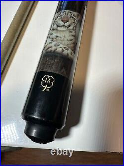 Vtg 1997 McDermott Pool Cue M2WL Snow Leopard Mittelstadt Iridescent 19oz