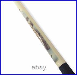 Vtg 1997 McDermott Pool Cue M2WL Snow Leopard Mittelstadt Iridescent 19oz