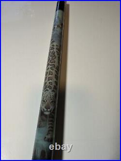 Vtg 1997 McDermott Pool Cue M2WL Snow Leopard Mittelstadt Iridescent 19oz