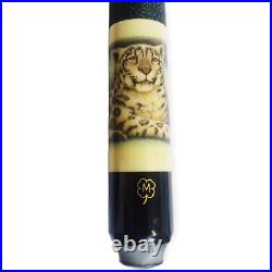 Vtg 1997 McDermott Pool Cue M2WL Snow Leopard Mittelstadt Iridescent 19oz