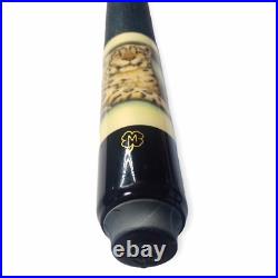 Vtg 1997 McDermott Pool Cue M2WL Snow Leopard Mittelstadt Iridescent 19oz