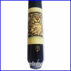 Vtg 1997 McDermott Pool Cue M2WL Snow Leopard Mittelstadt Iridescent 19oz